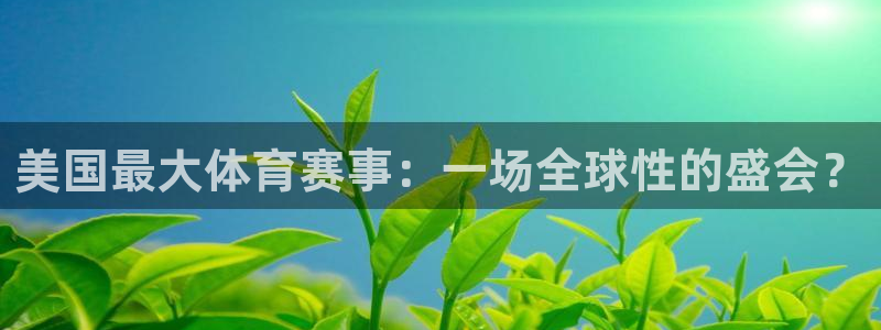 梦想世界手游官网：美国最大体育赛事：一场全球性的盛会？